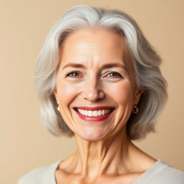 Healthy smile after 45